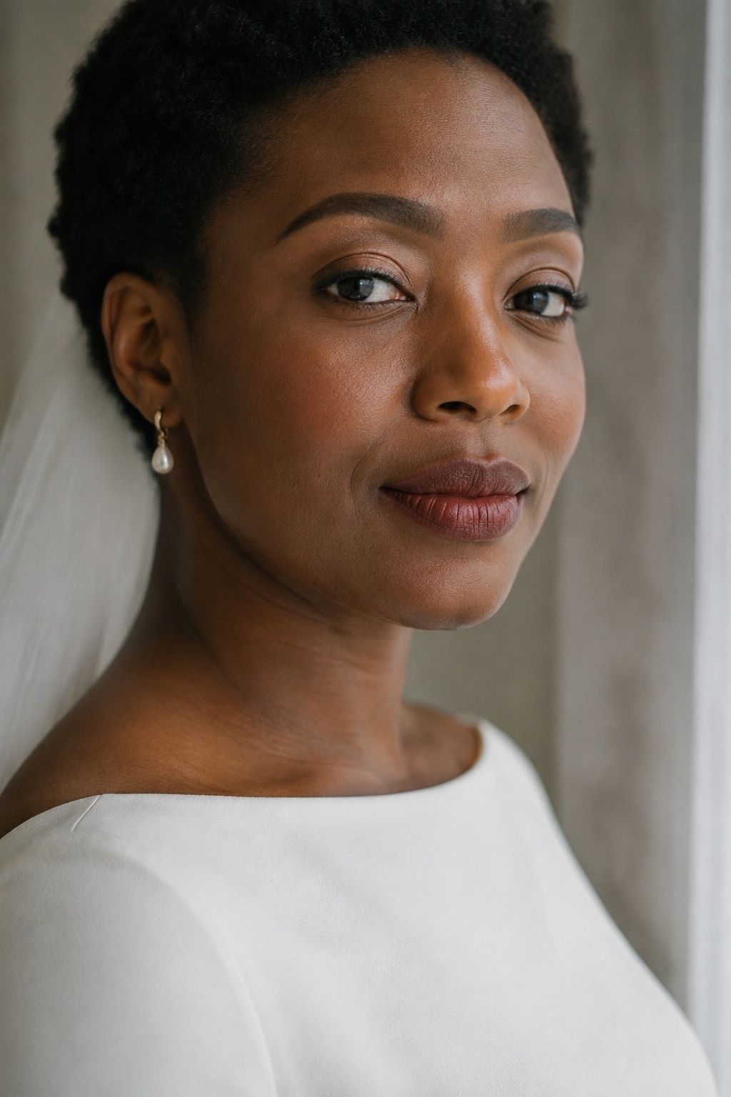 Satin nude lip close to natural lip colour