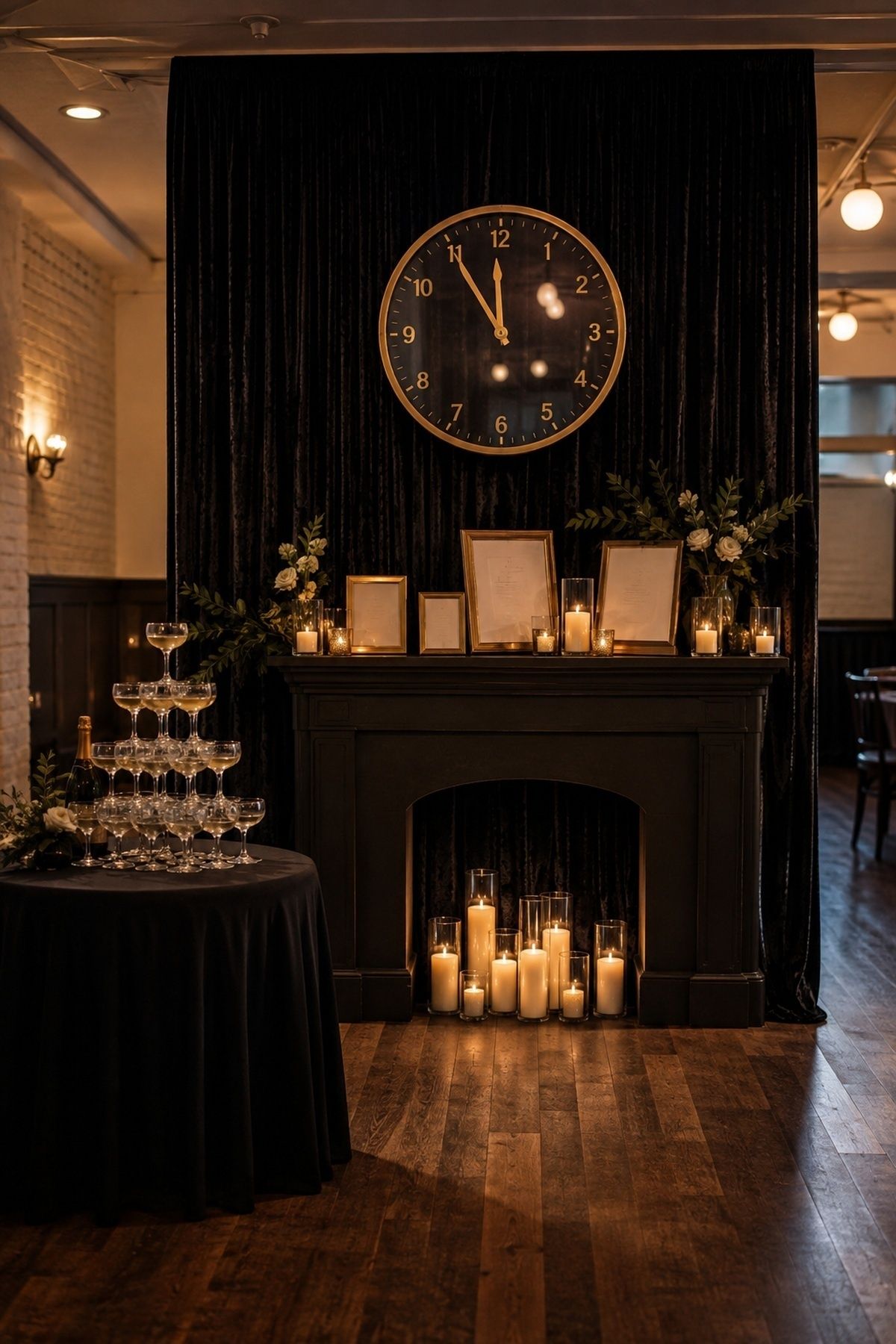 Elegant countdown wall