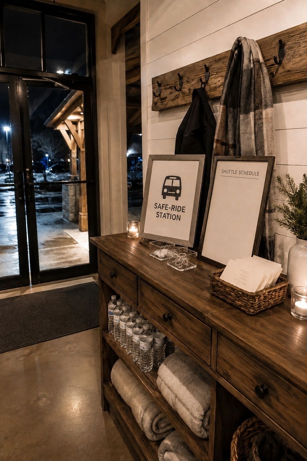 Safe ride station for guests