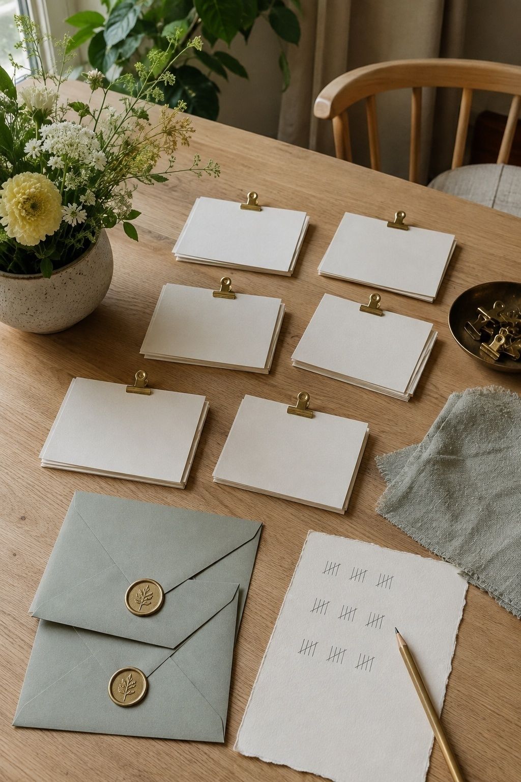 Wedding guest-list policy cards organized before invitation wording is chosen