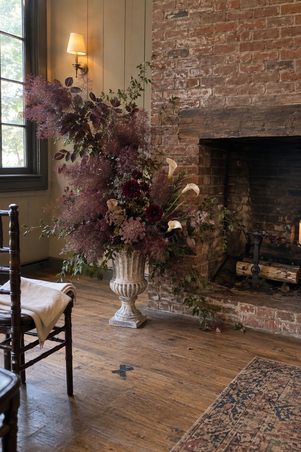 Soft, moody smoke bush