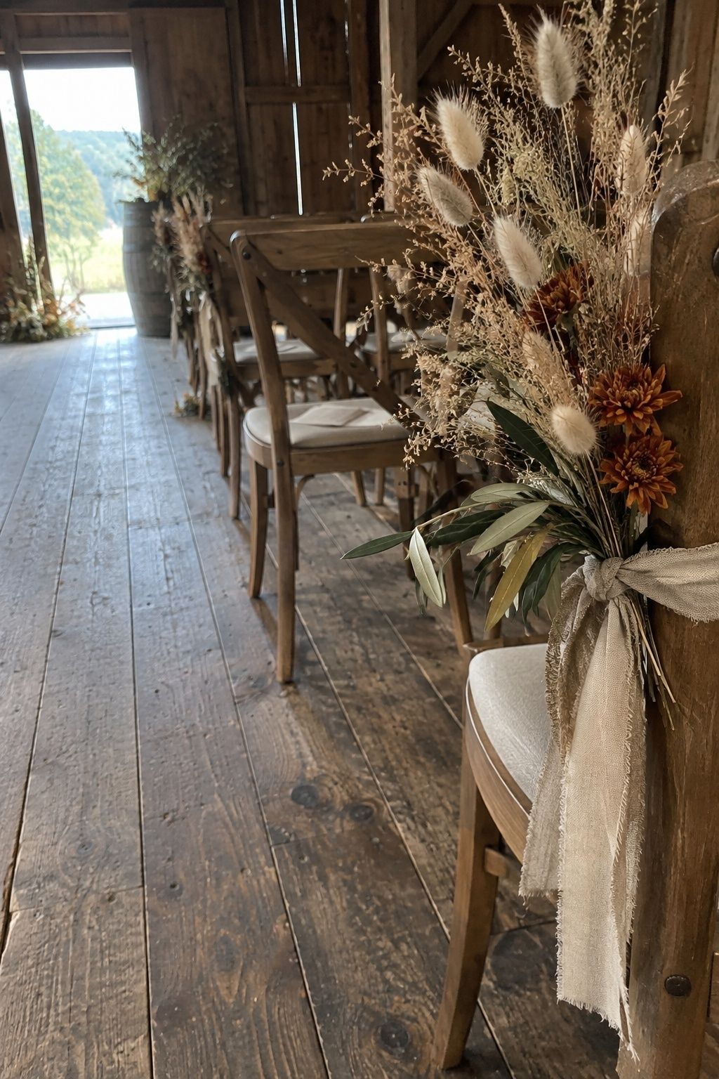 Tawny dried grasses
