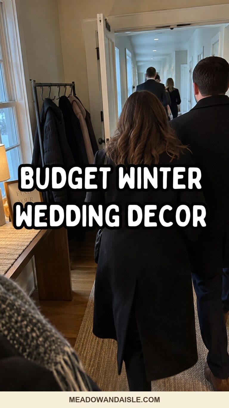 Budget Winter Wedding Decor: Where to Spend and What to Skip