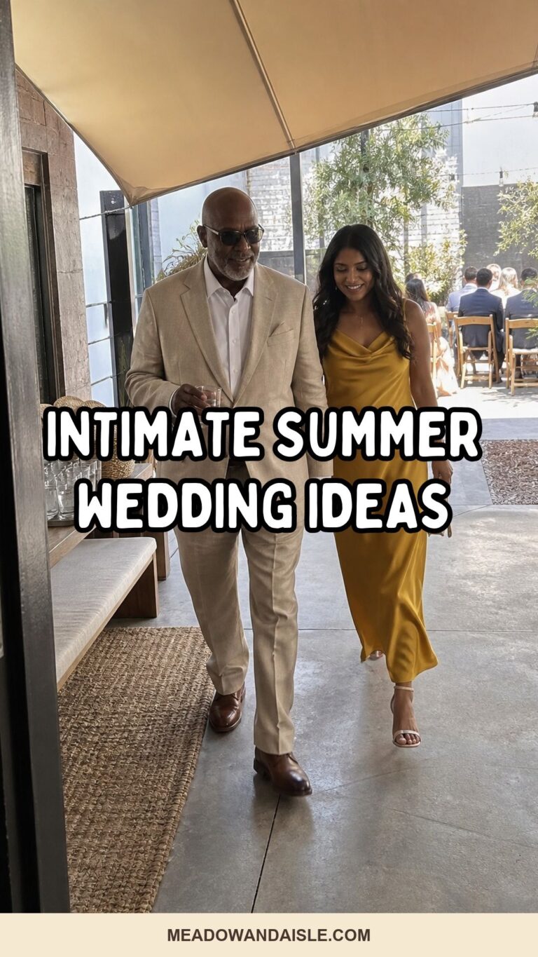 Intimate Summer Wedding Ideas, Planned Hour by Hour