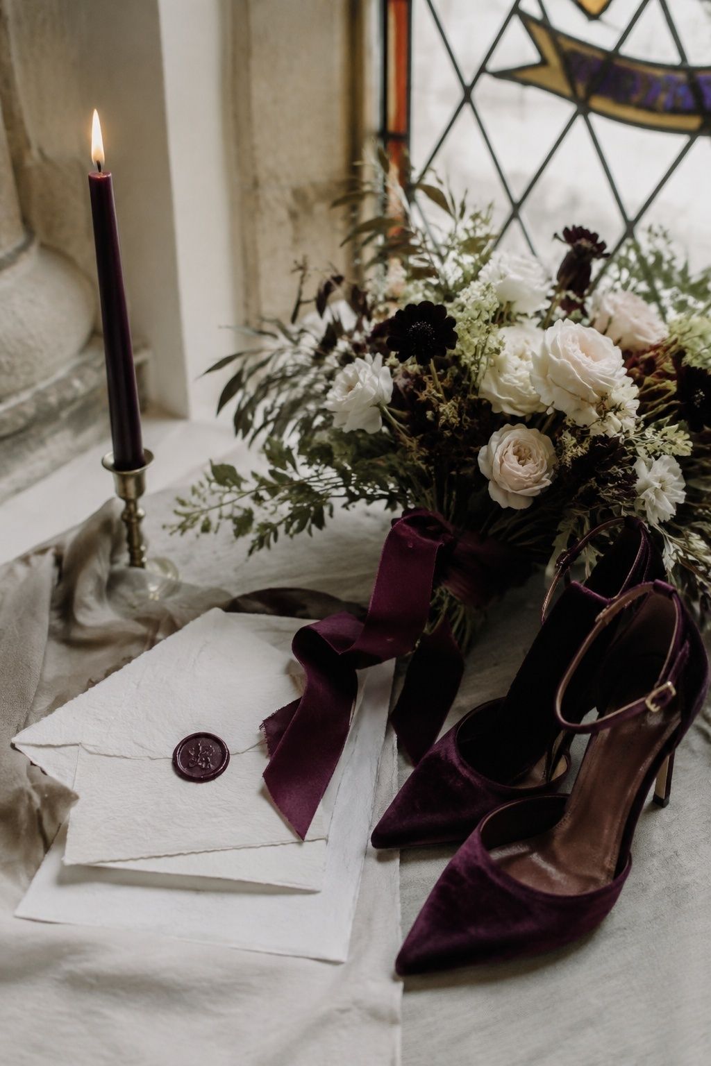 Plum used as small accents