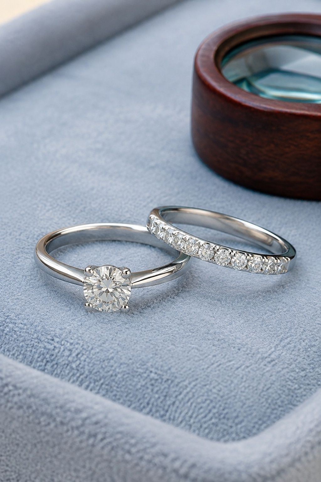 Eternity band added to an everyday ring stack