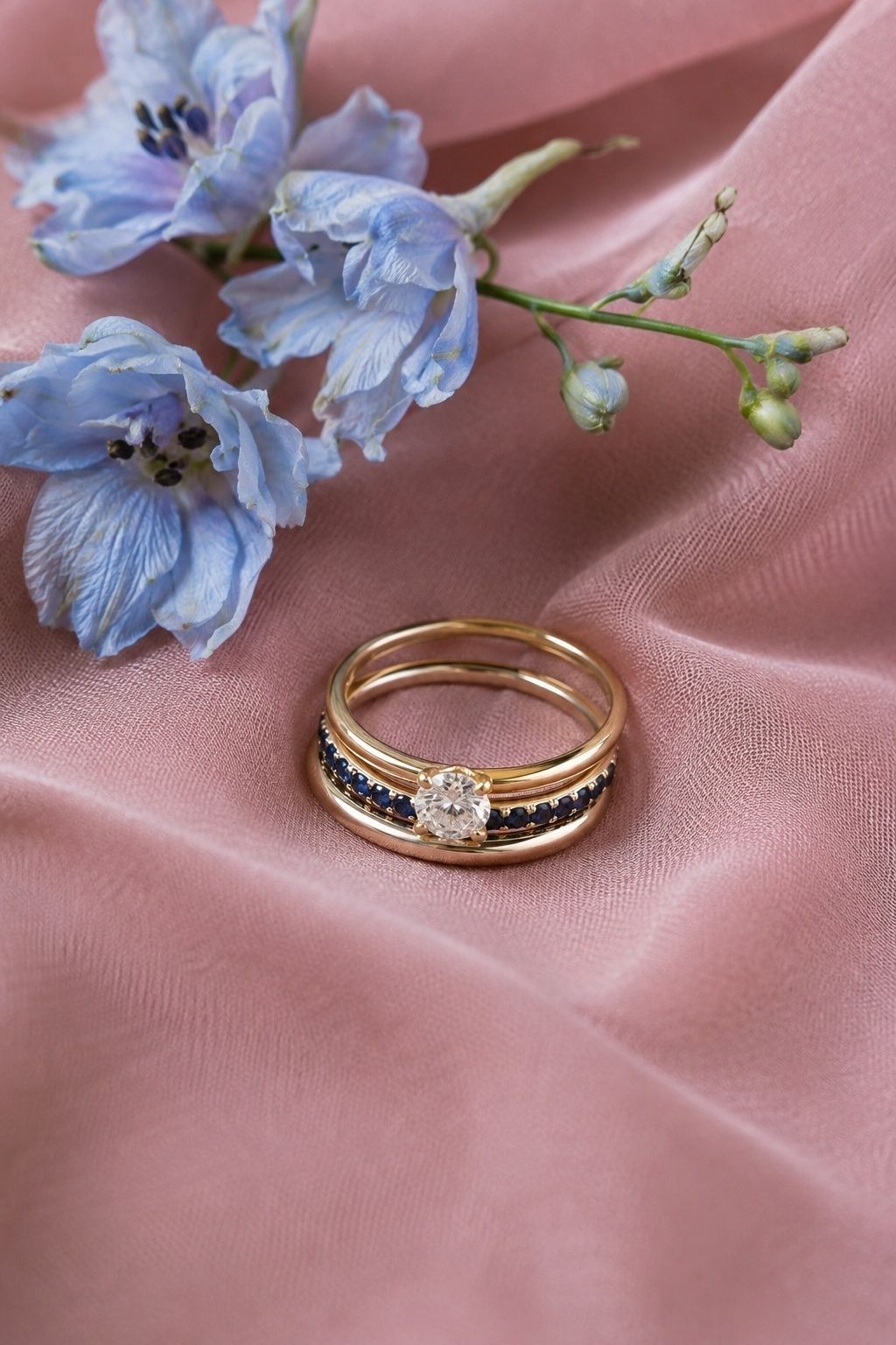 Gemstone bands with private meaning