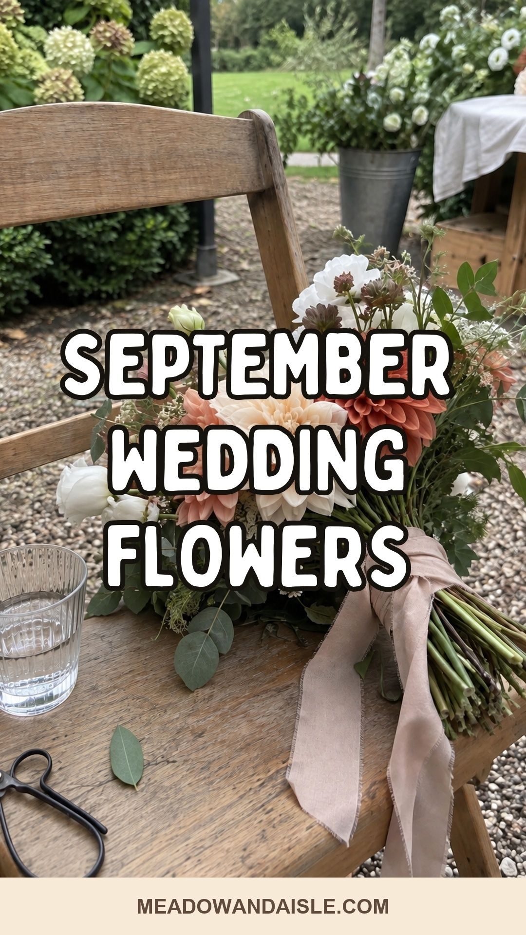 September wedding flowers for an intimate early-fall celebration