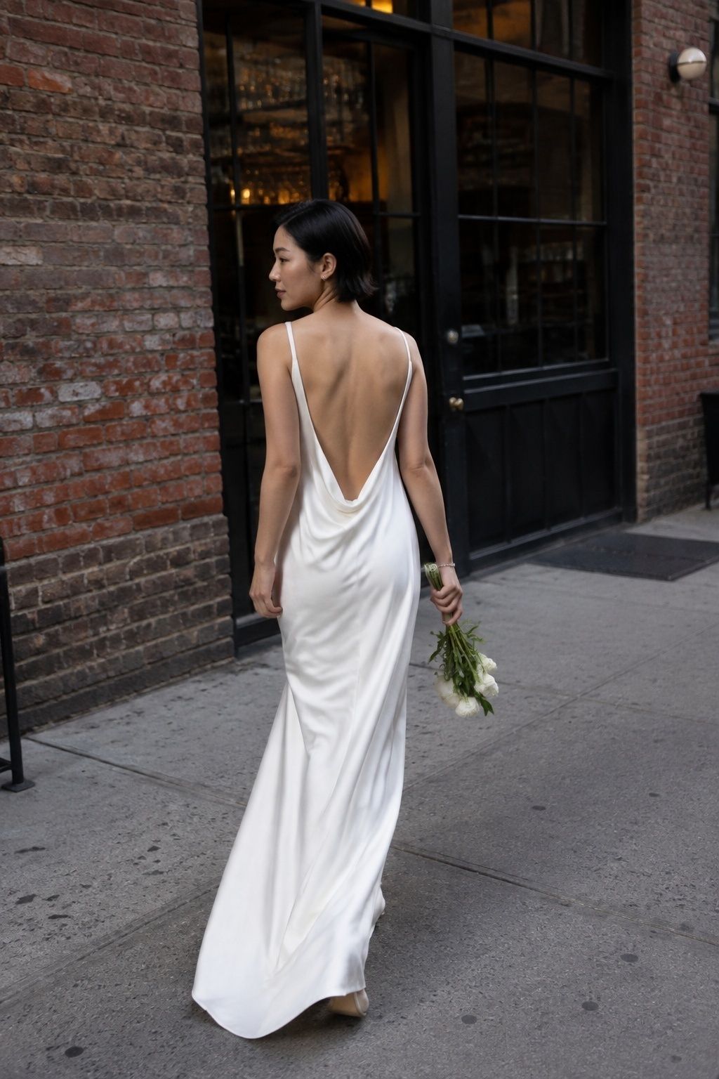 Back-Focused Portrait Dress With Clean Accessories