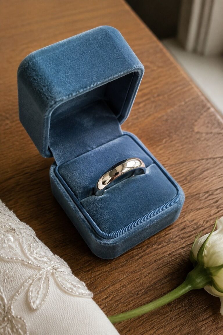 A Classic Polished Silver Band