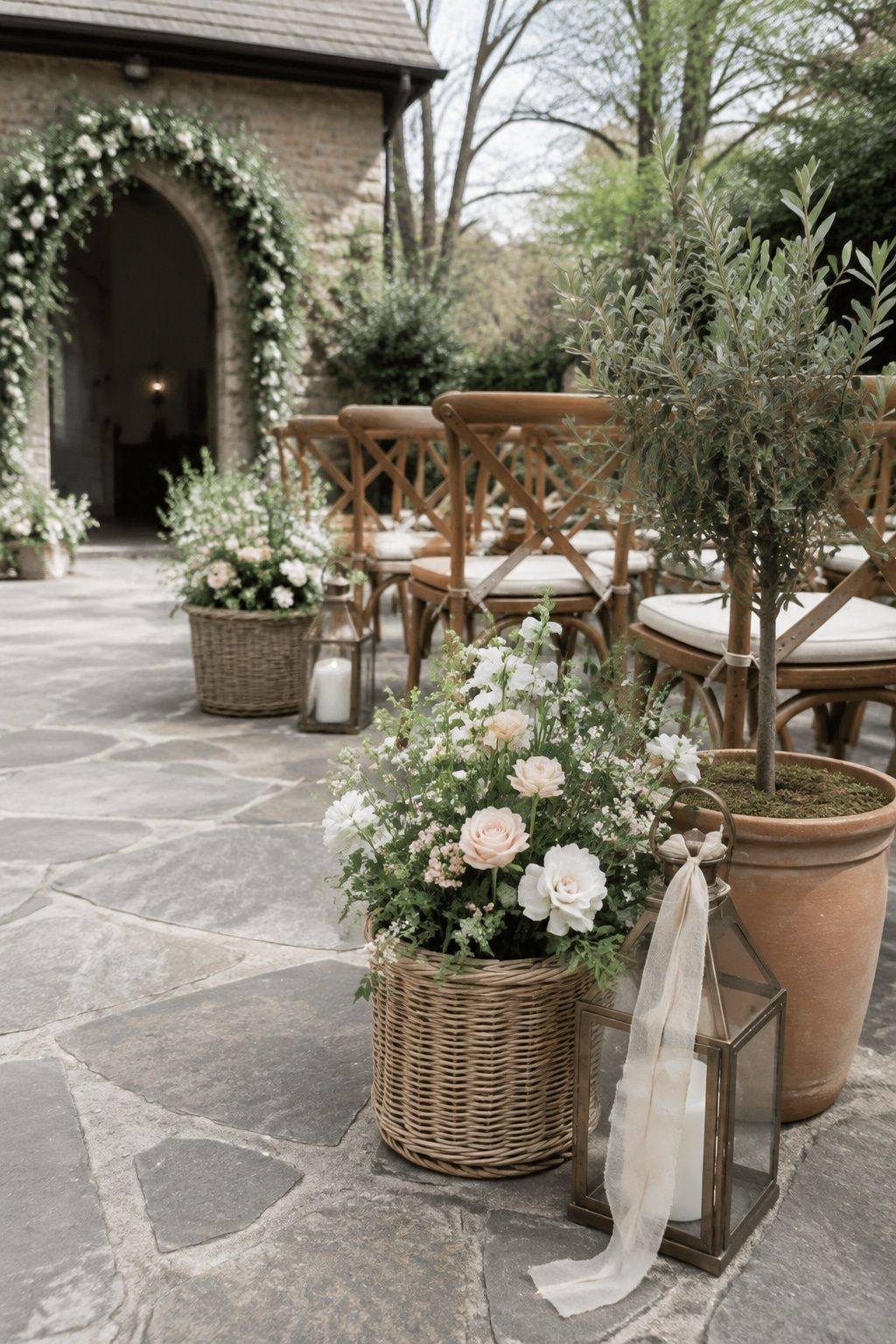 Lightweight, movable ceremony decor