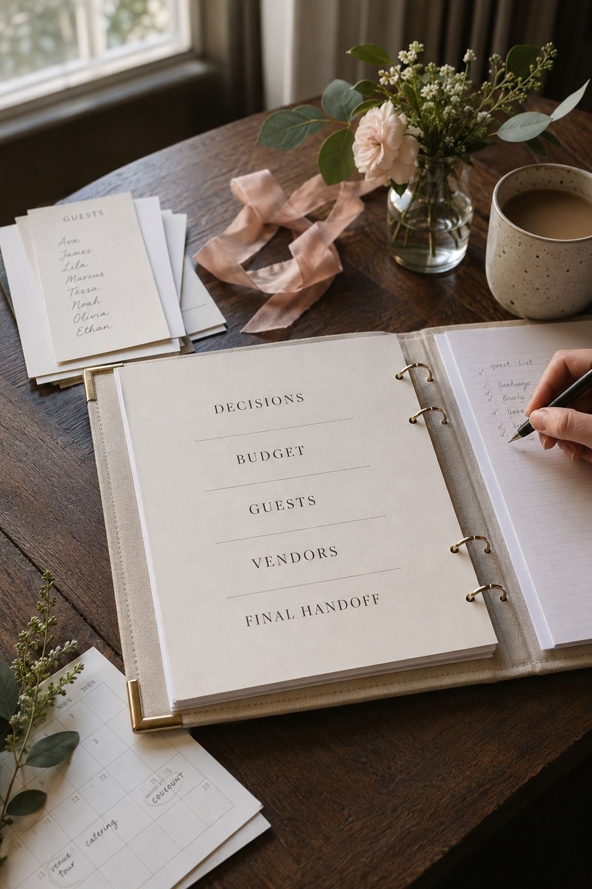 Simple wedding planning checklist