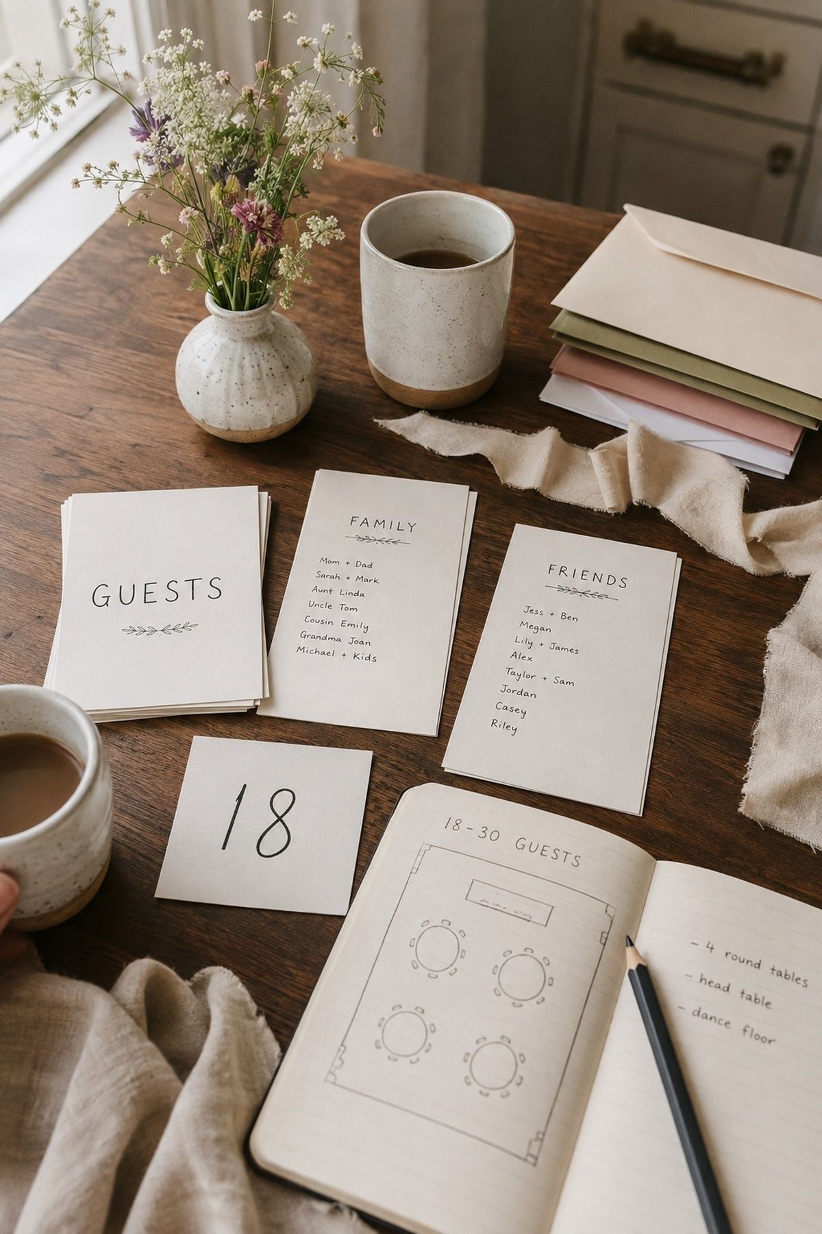 Guest count set to match the wedding you want