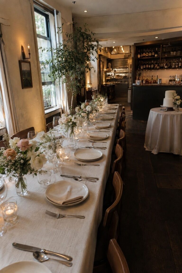 What A Restaurant Usually Makes Easier for a small wedding at a restaurant