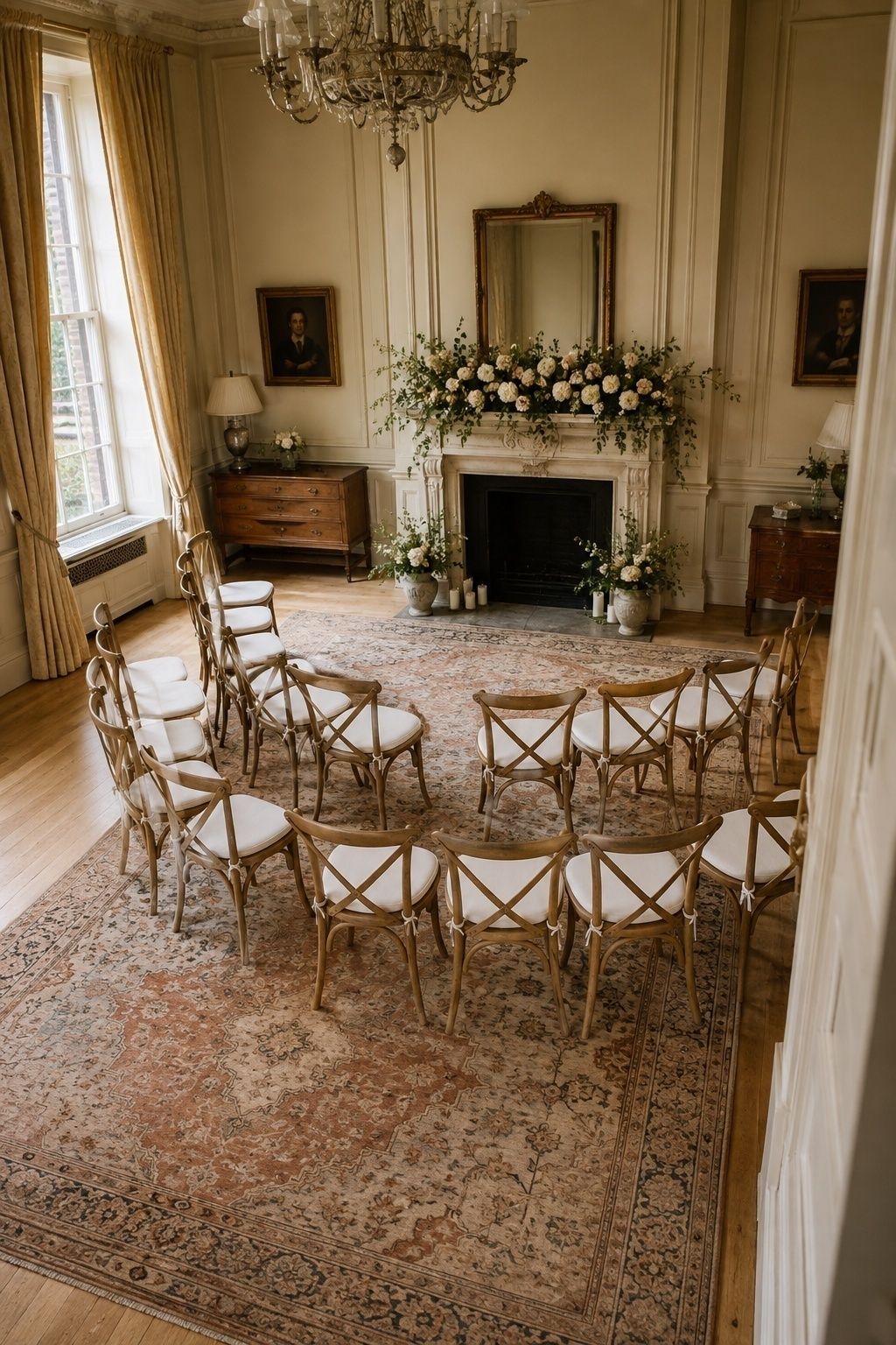 Clear sightlines from every guest seat