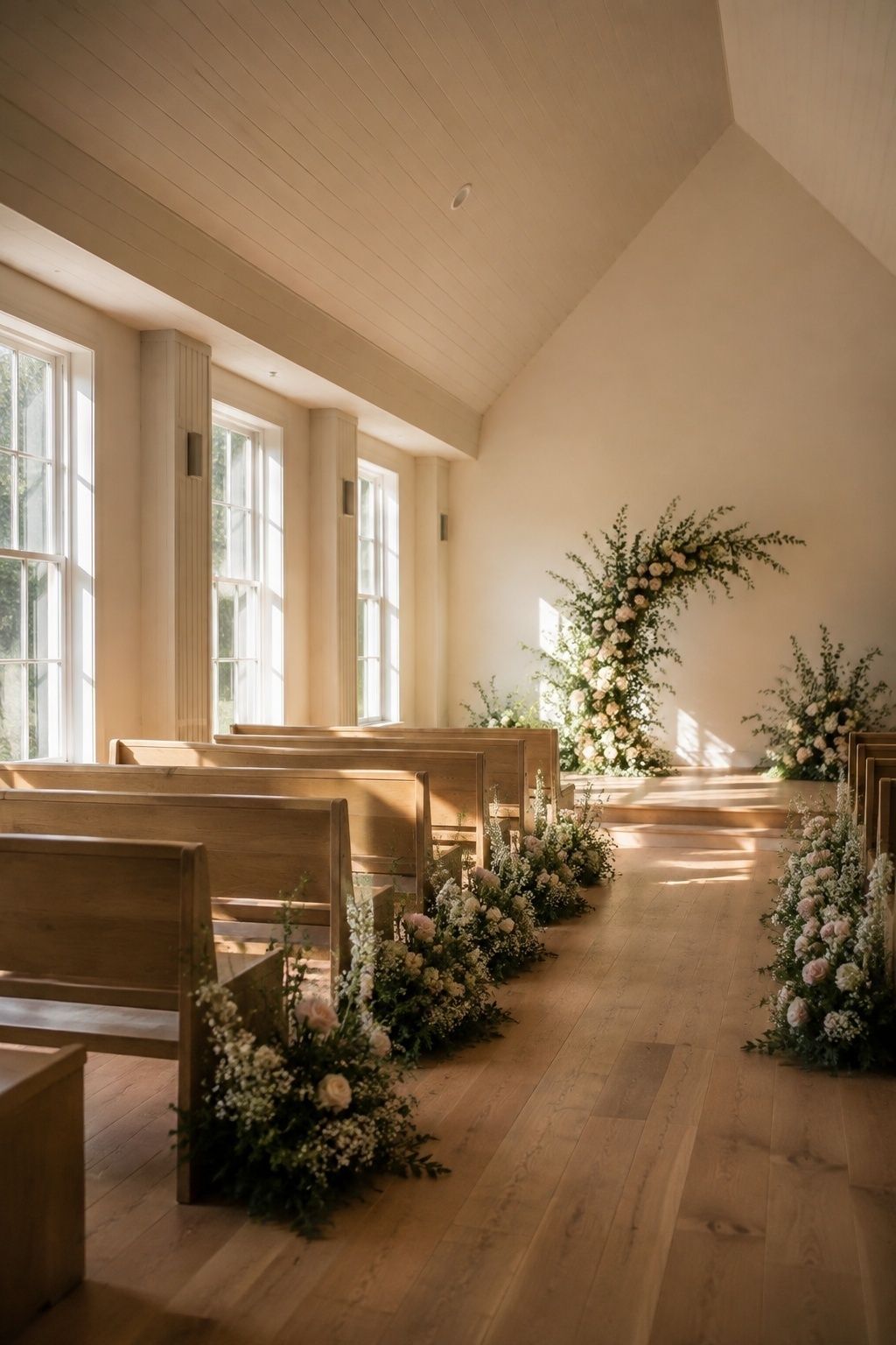 Flattering natural light at a ceremony venue