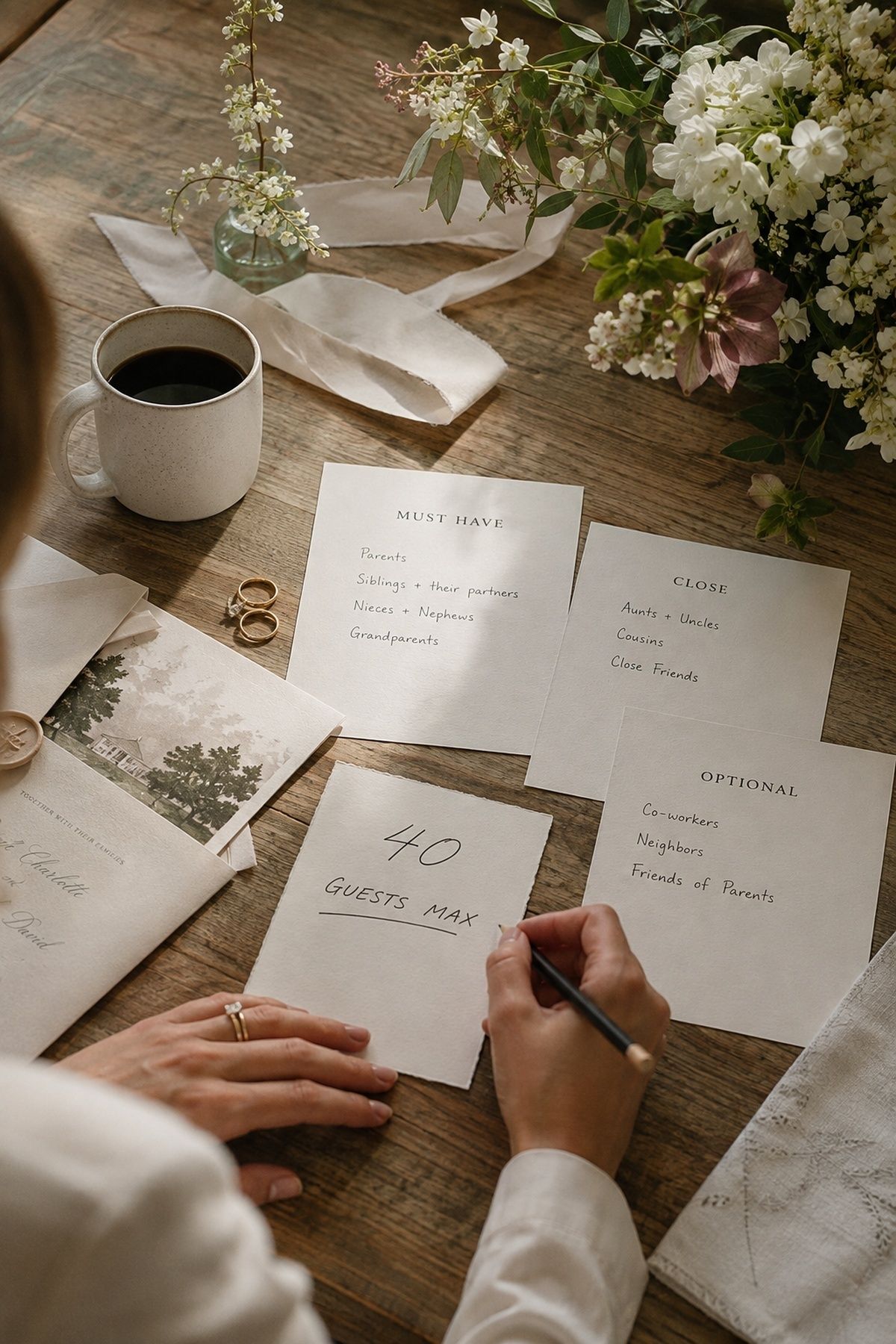 Choosing a small wedding guest count you can host well