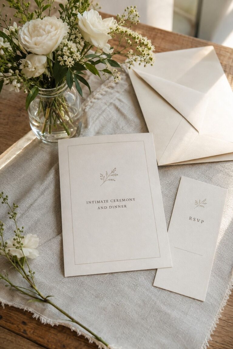 Start With The Event Guests Are Actually Attending for small wedding invitation wording