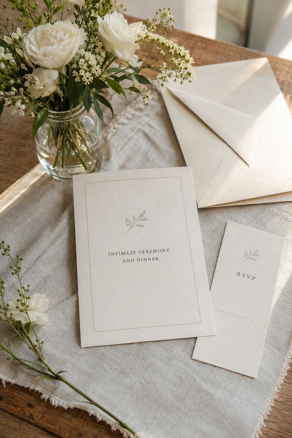 Invitation worded around the event guests will attend
