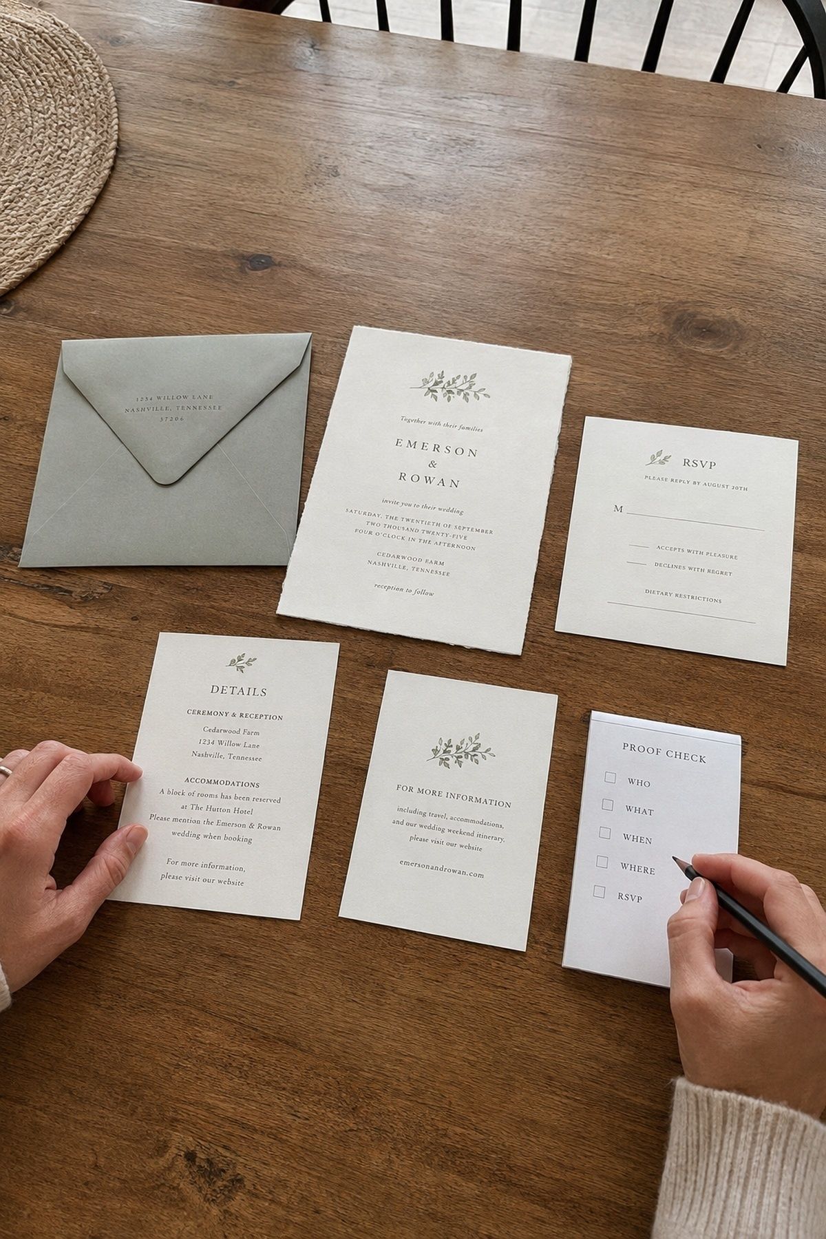 Wedding invitation proofread from a guest's point of view