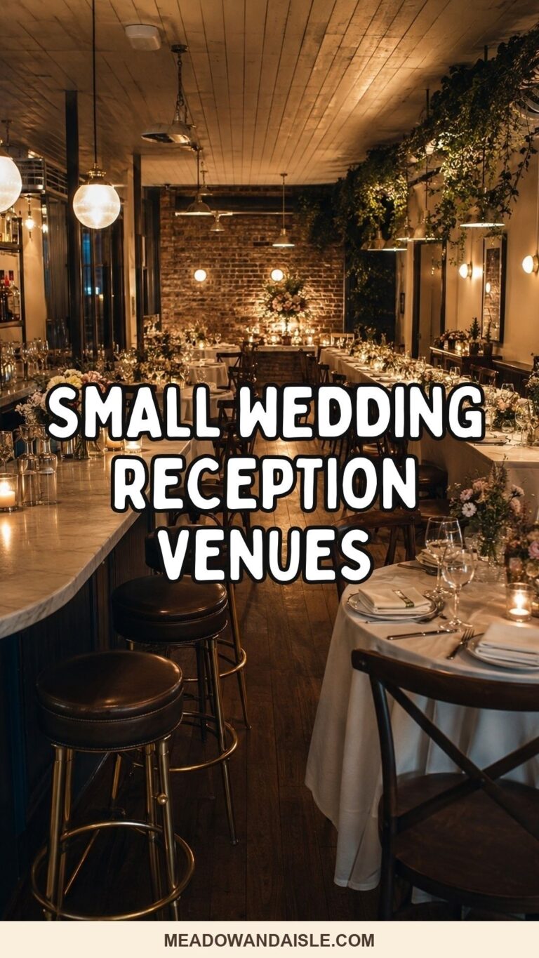 Small Wedding Reception Venues Pinterest pin
