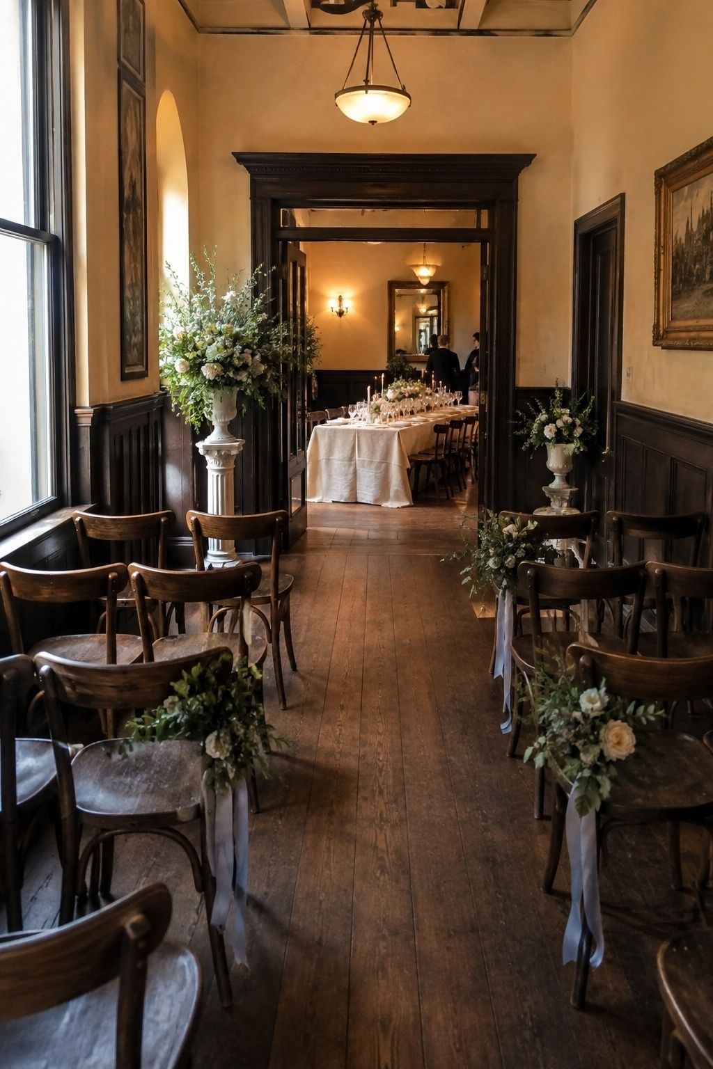 Ceremony and dinner for ten guests