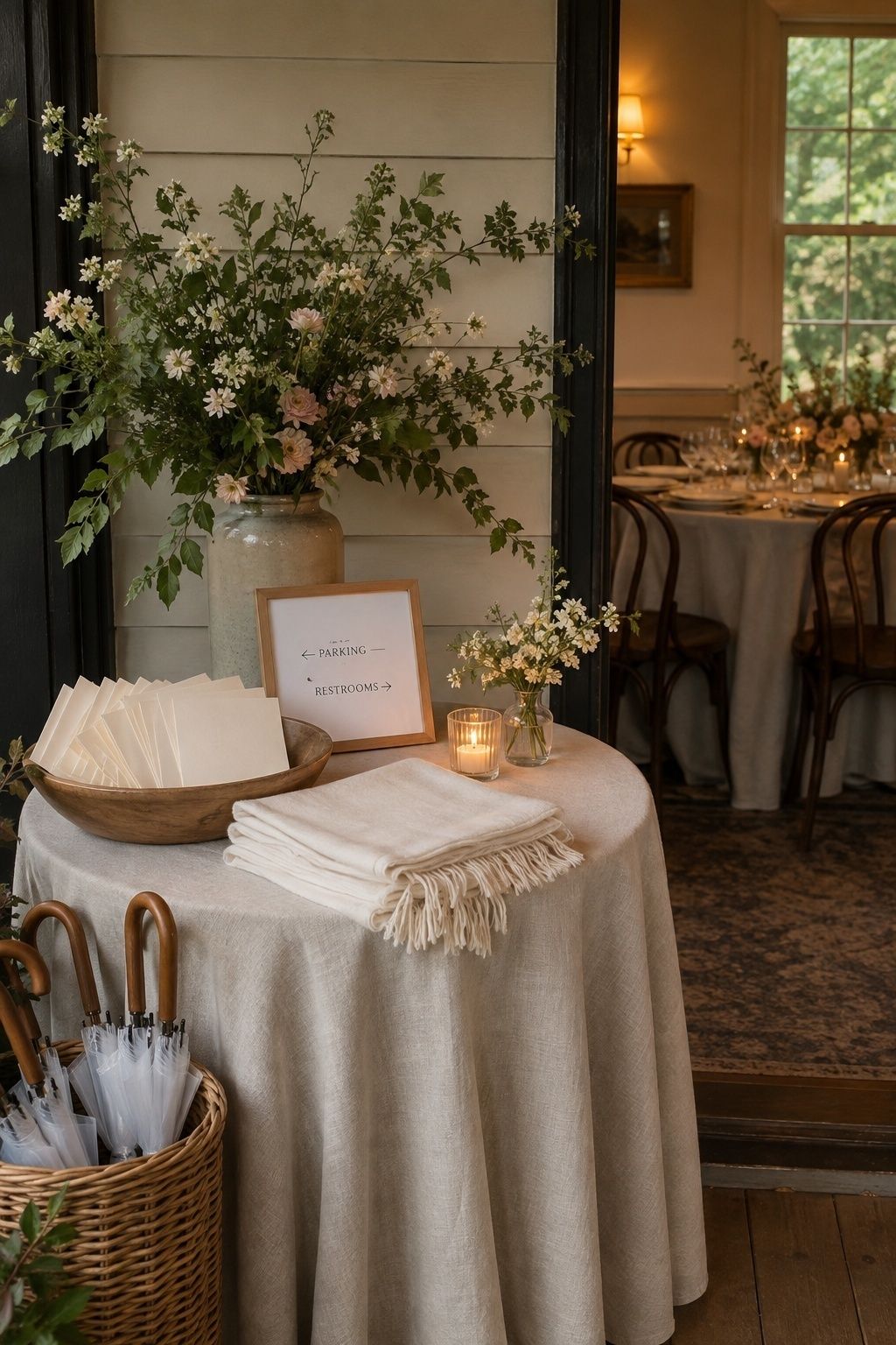 Considered guest experience at a tiny wedding