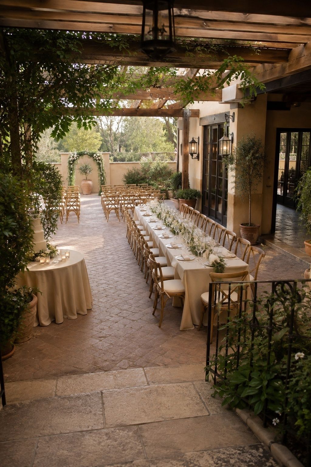 Venue room sized for a small guest list