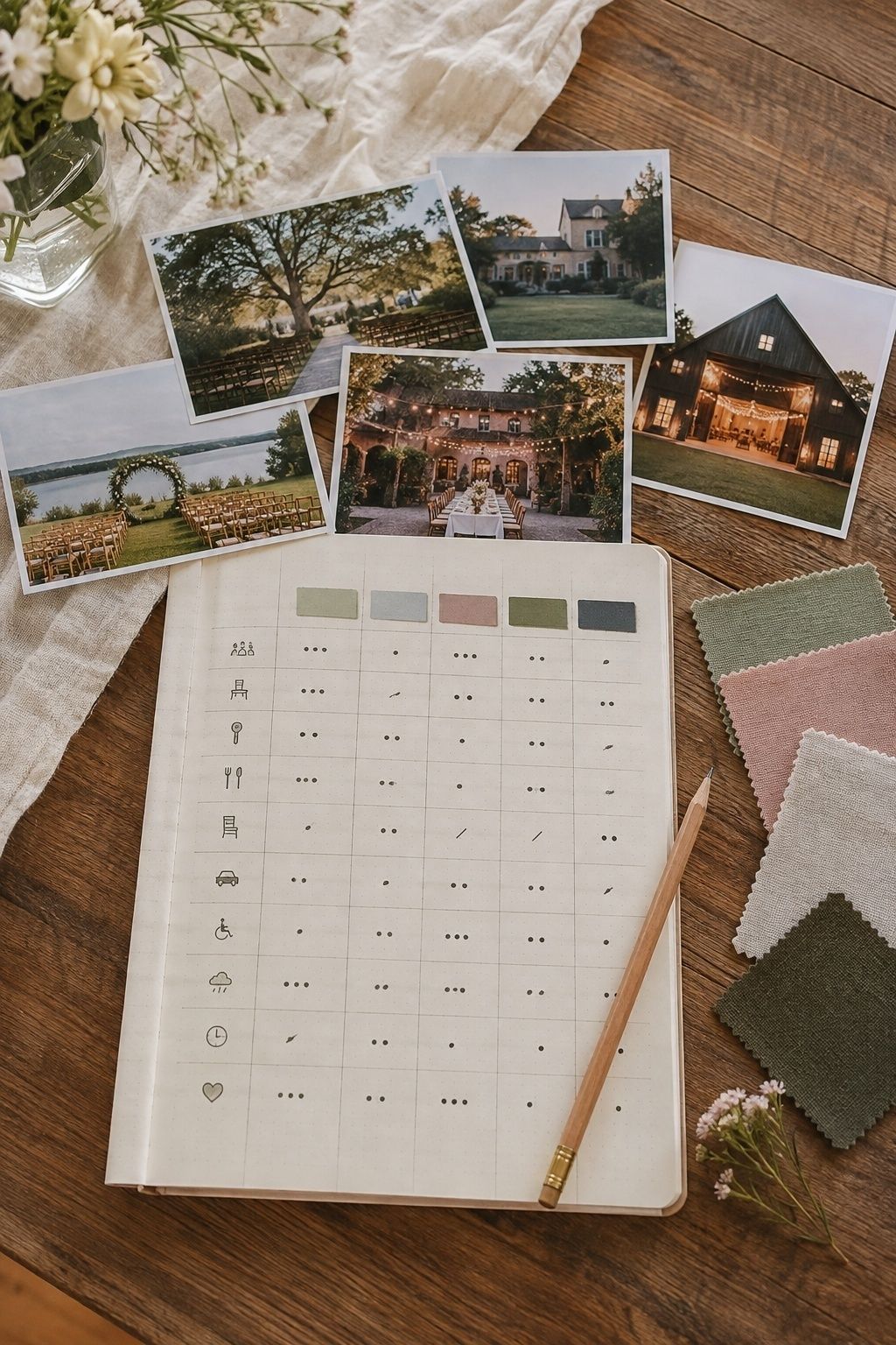 Top local wedding venues compared side by side