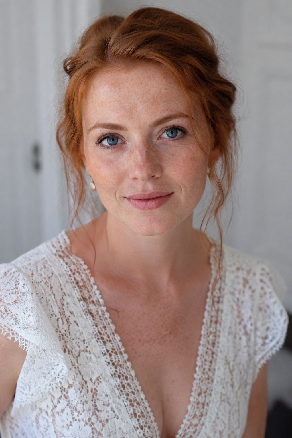 Bride with a barely-there base with spot concealing