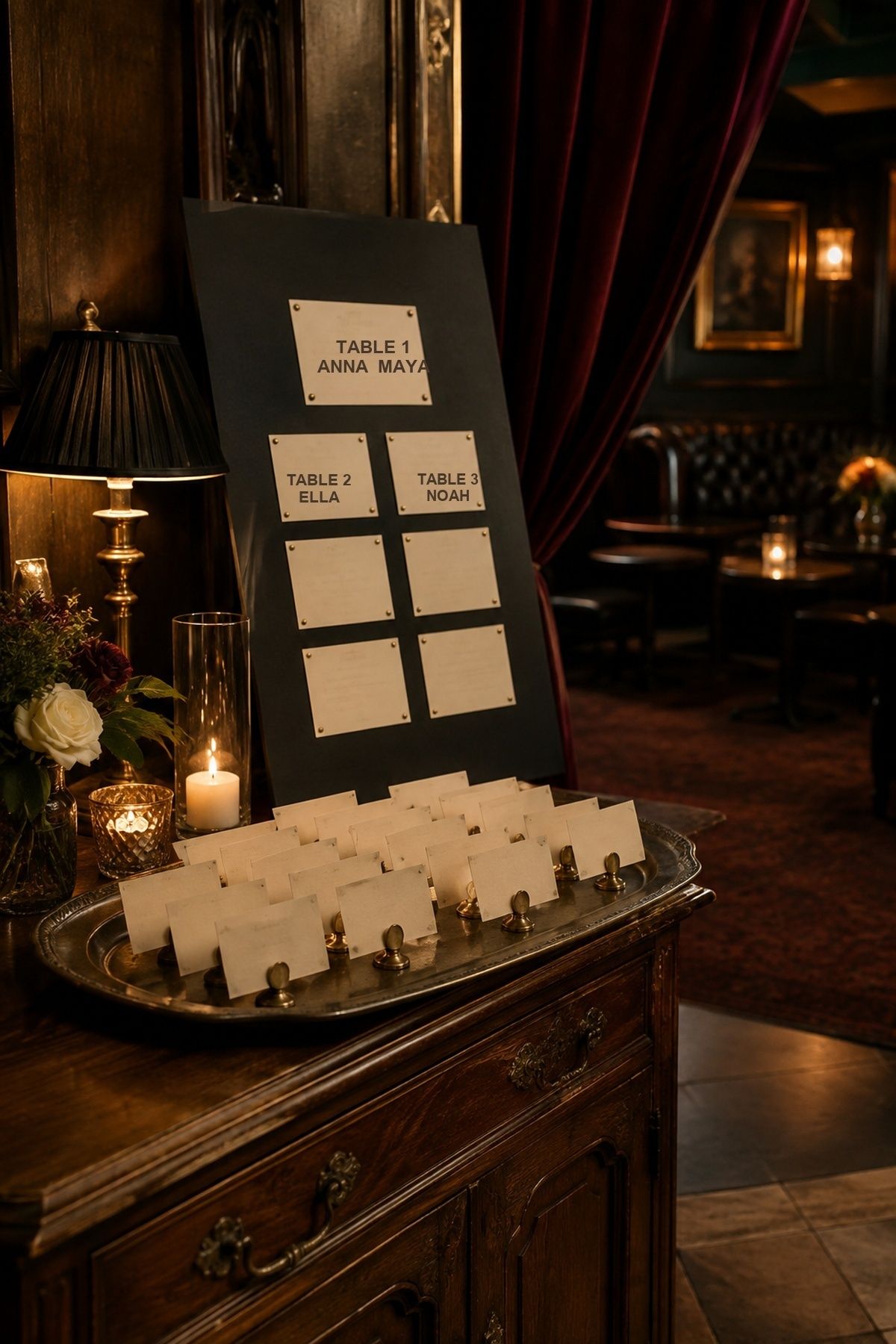 Lounge-style seating chart