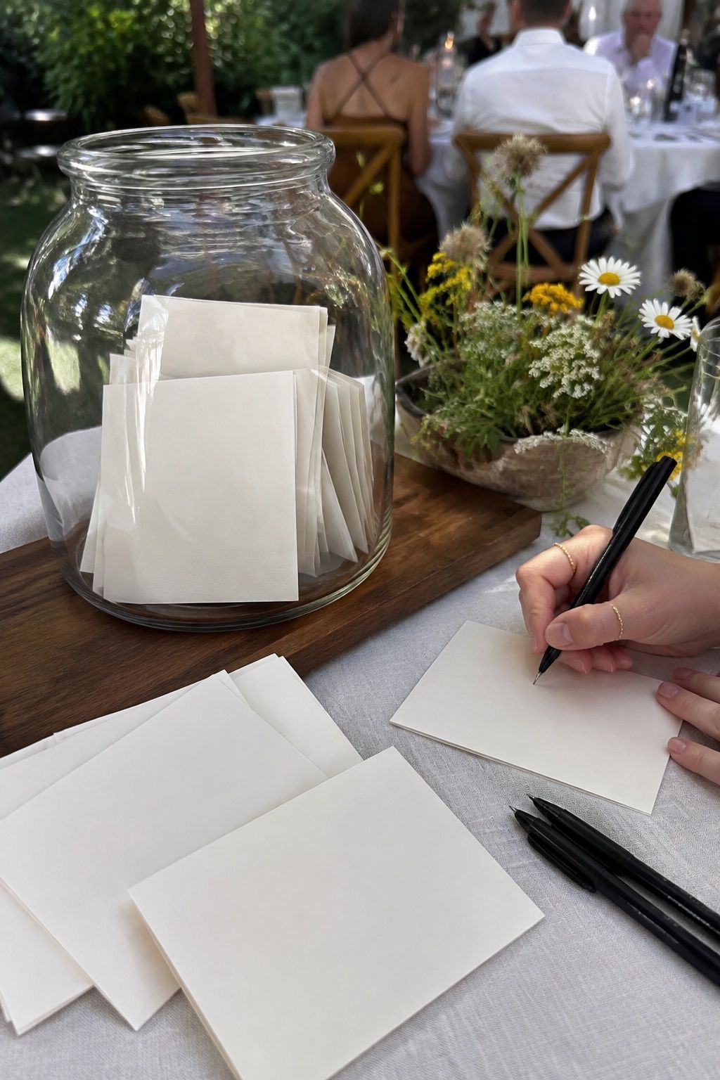Date-night jar with prompt cards