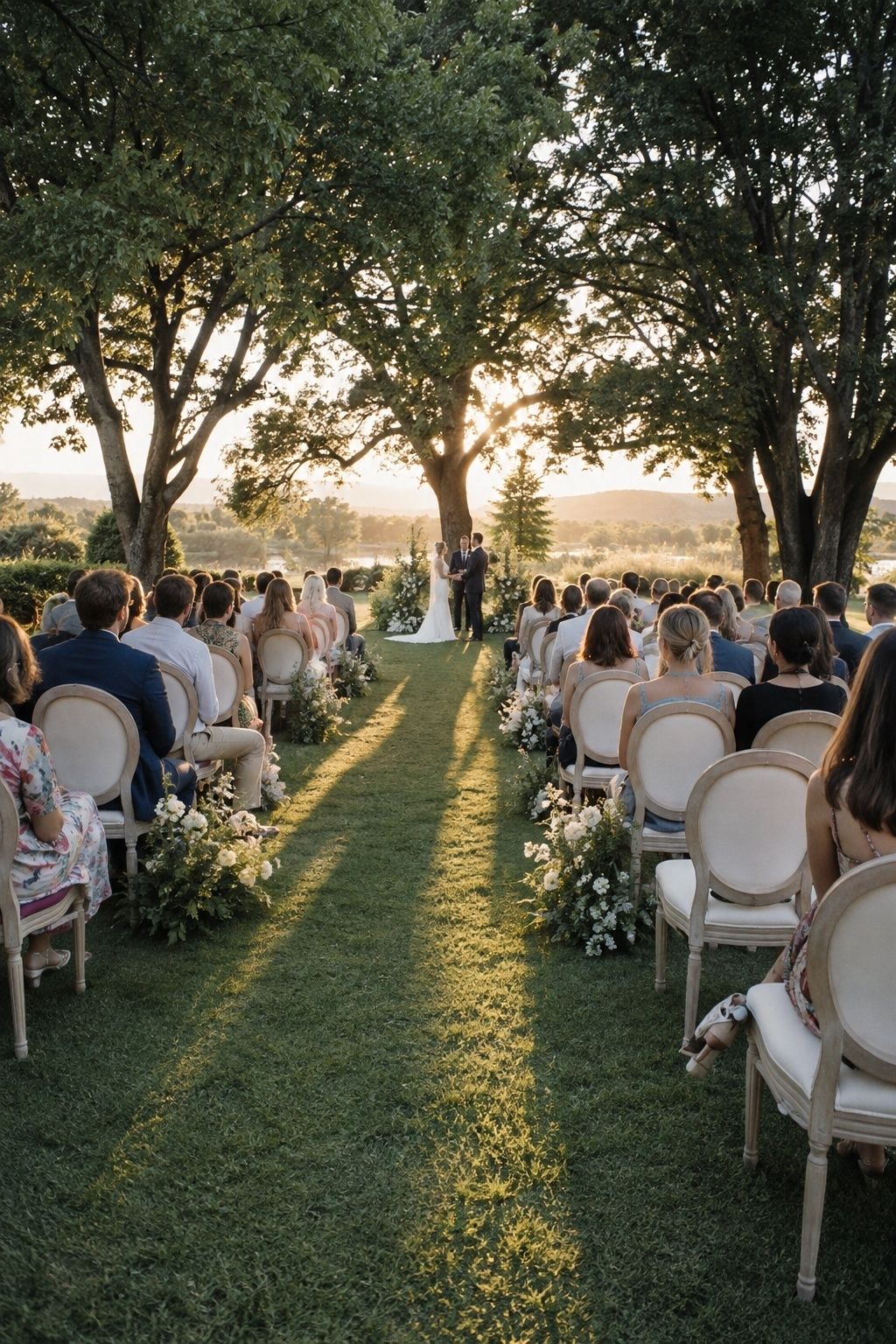 Later ceremony that avoids the peak heat