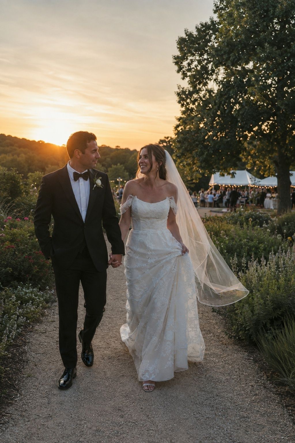 Sunset couple portraits