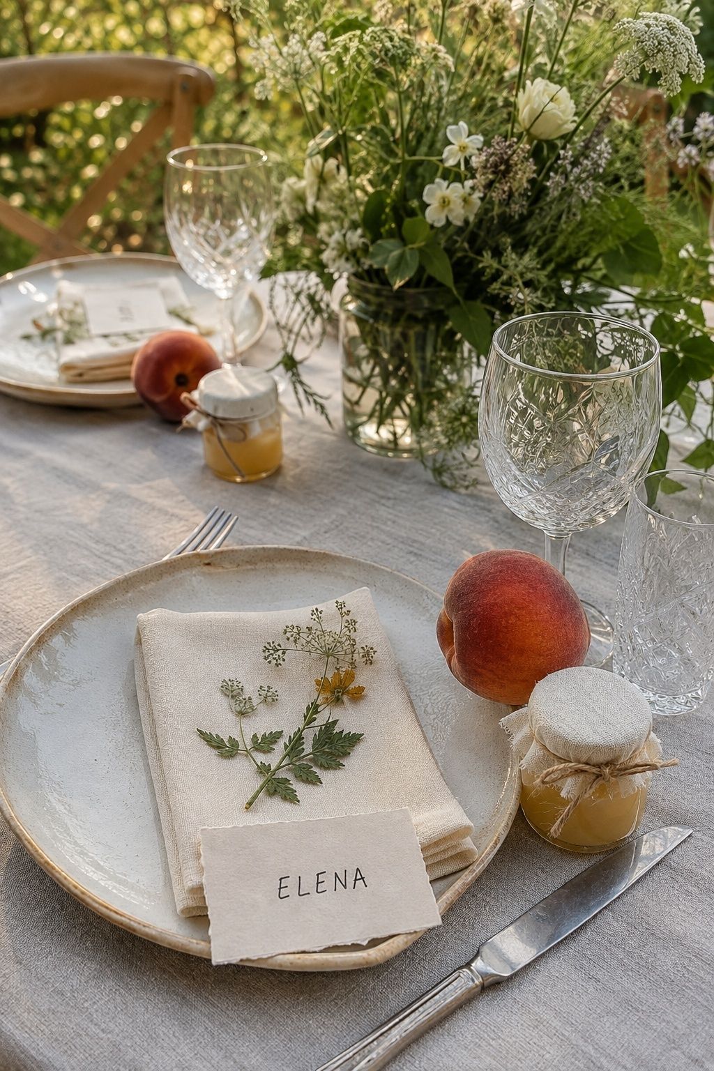 Personal summer details for guests