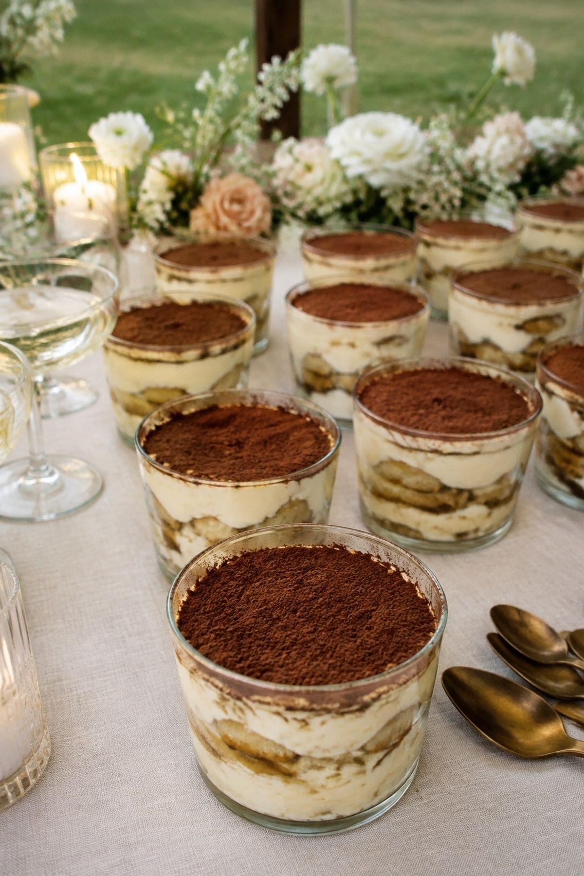 Mini tiramisu cups