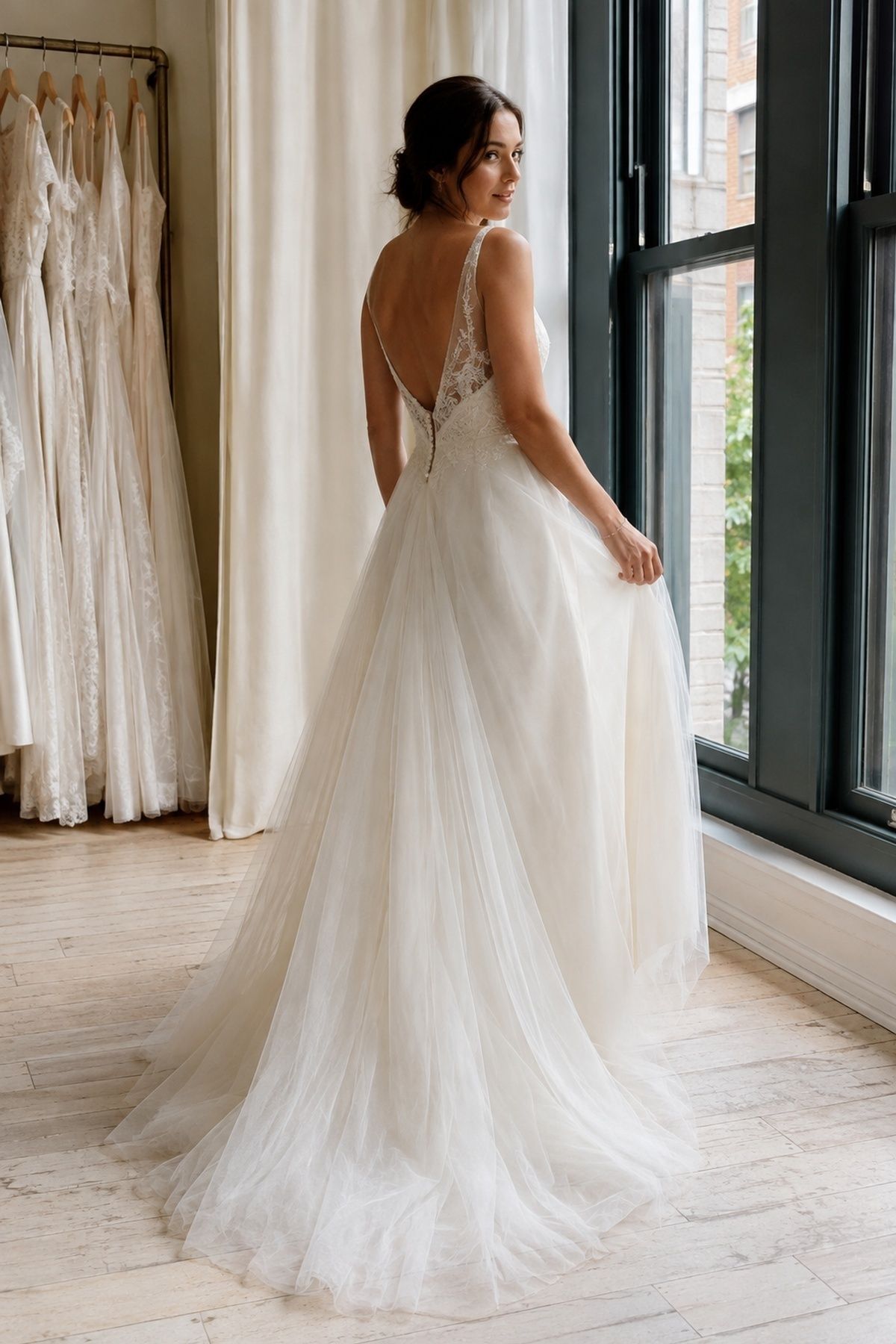 Soft A-line tulle petticoat