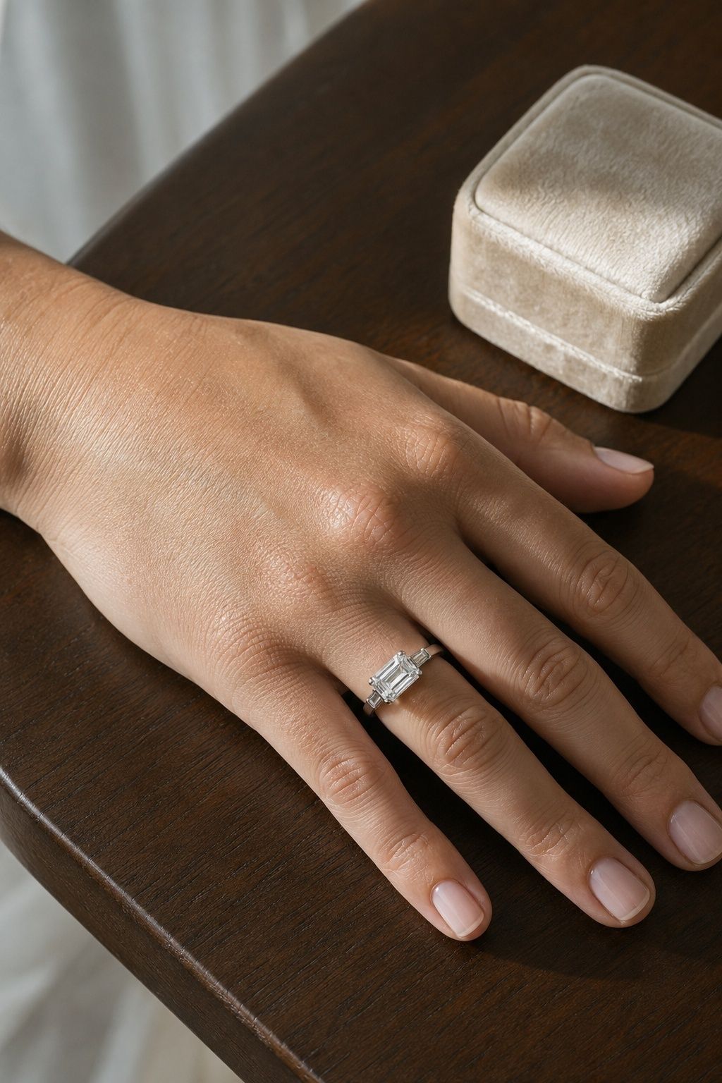 East-west ring with Art Deco influence
