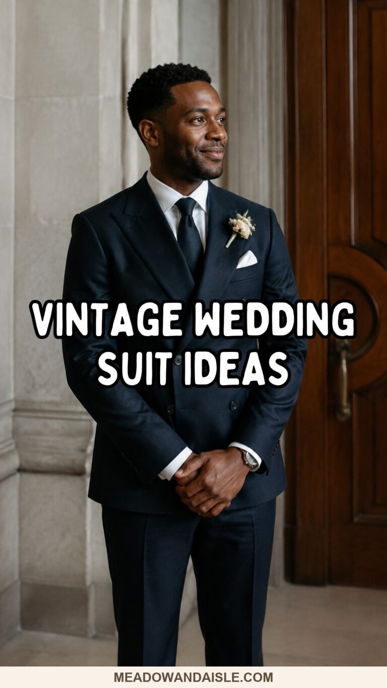 Vintage Wedding Suit Ideas With Real Tailoring Charm
