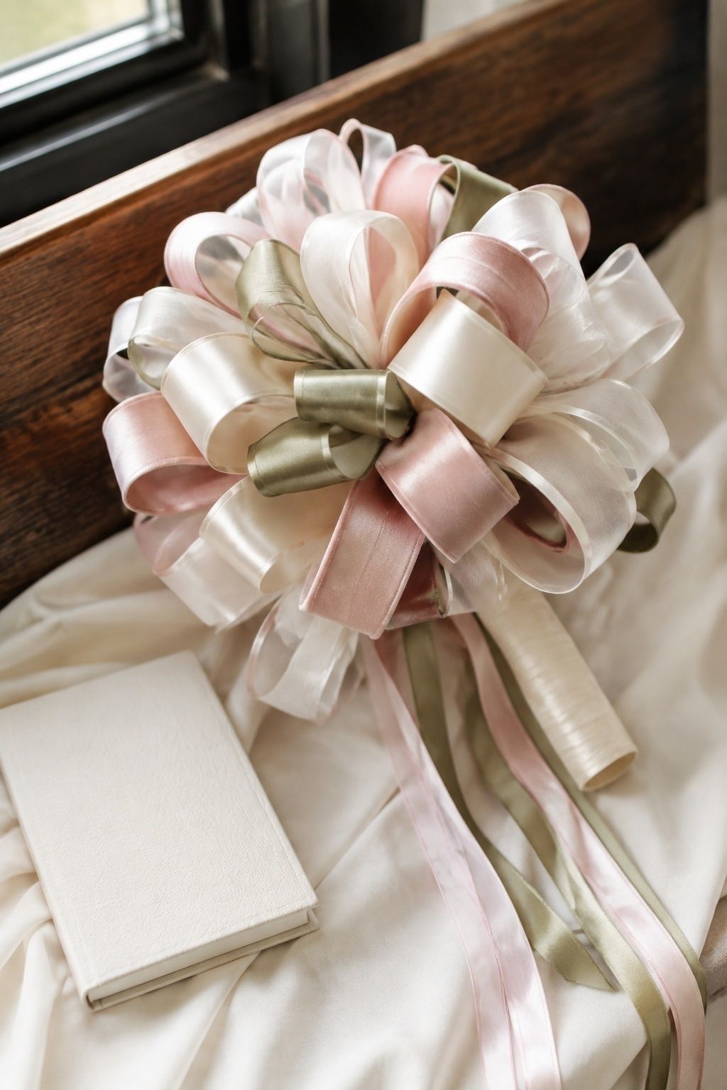 Bouquet of looped ribbons