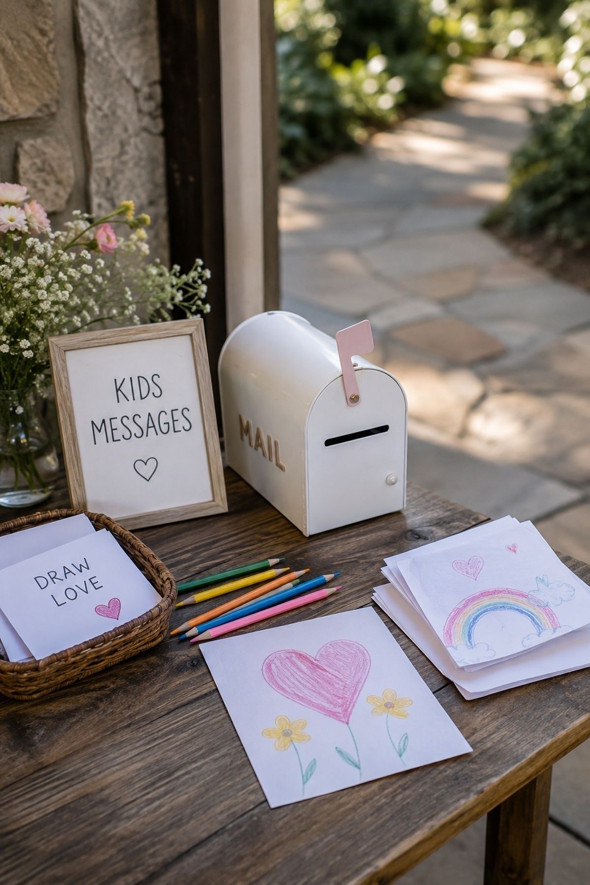 Mailbox for messages from kids