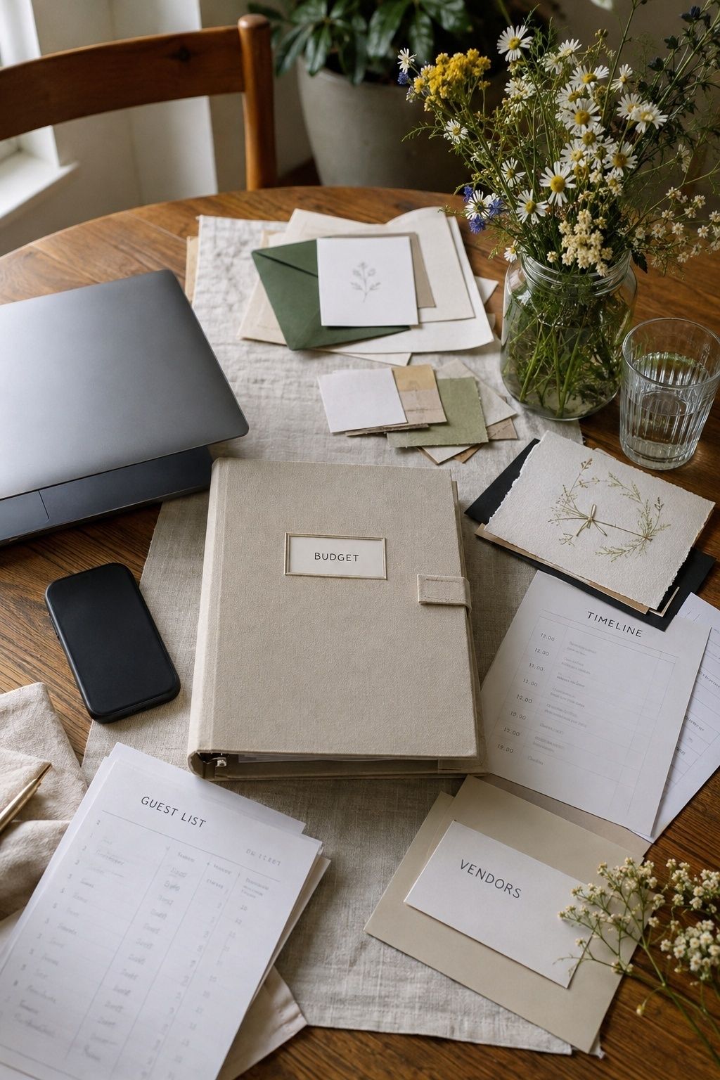 Wedding decisions spread across too many places