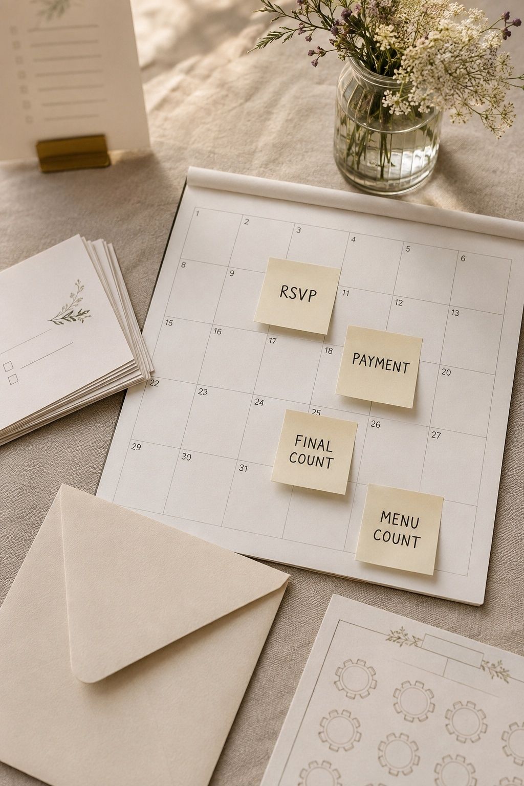 Missed payment dates and RSVP deadlines