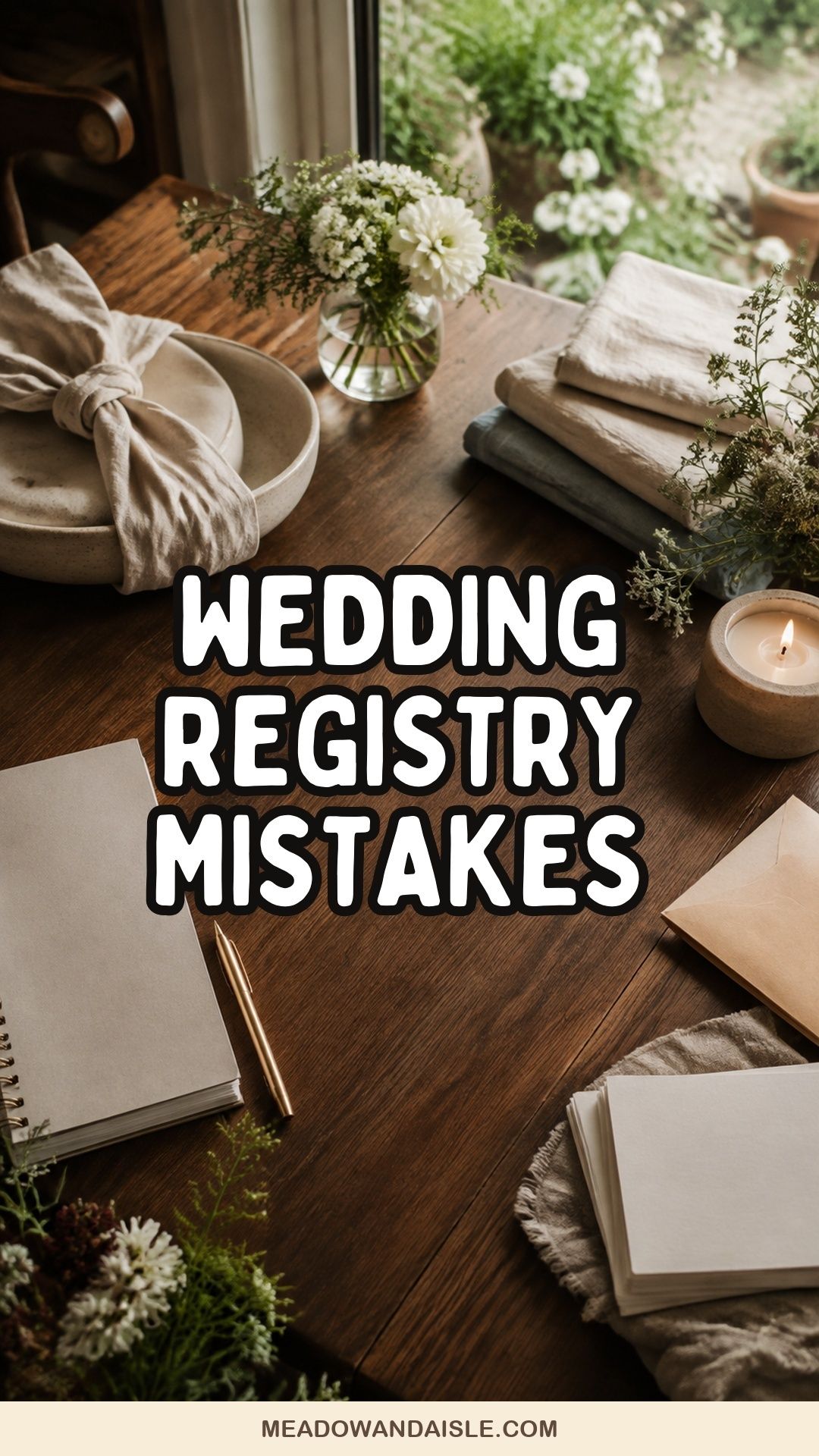 Wedding registry mistakes to avoid, shown with practical gift planning details