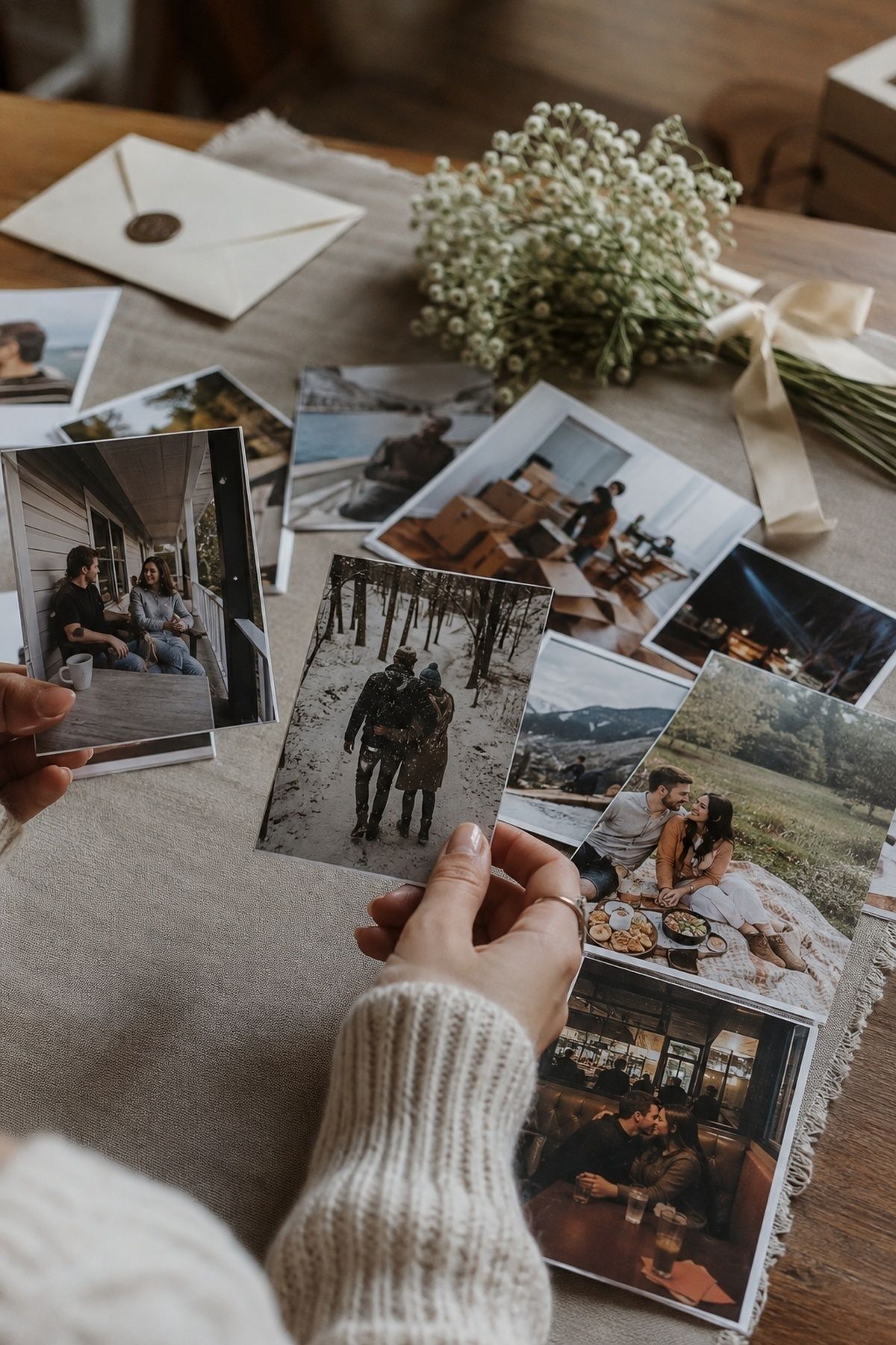 Everyday moments from the couple's relationship