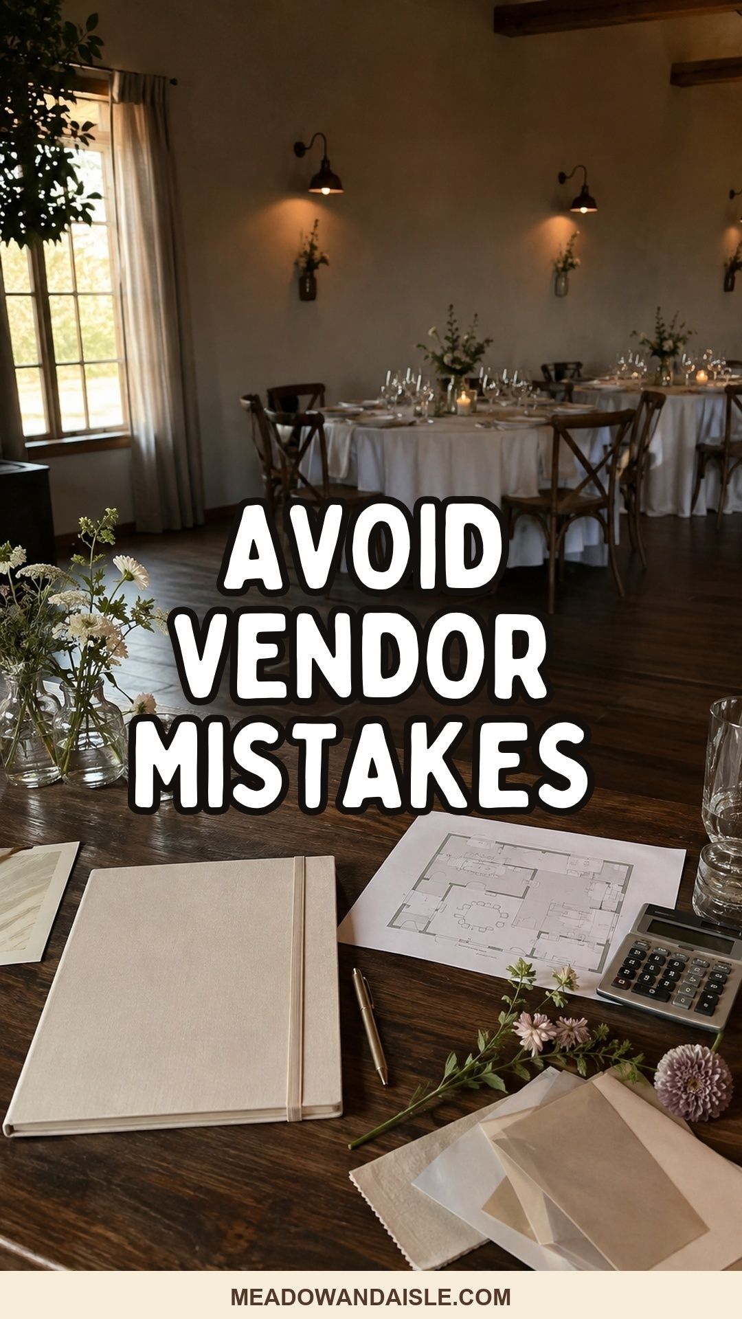Avoid wedding vendor mistakes before paying a deposit