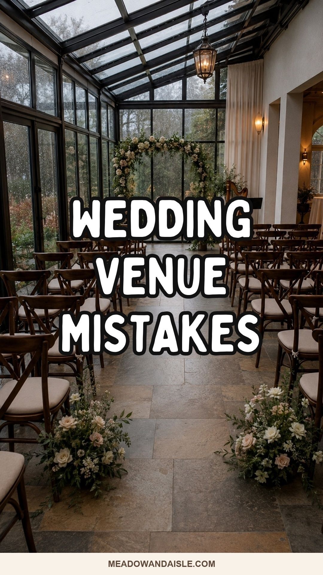 Pinterest pin for Wedding Venue Mistakes That Look Fine On The Tour