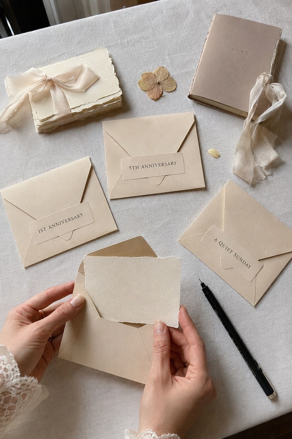 Anniversary envelope card