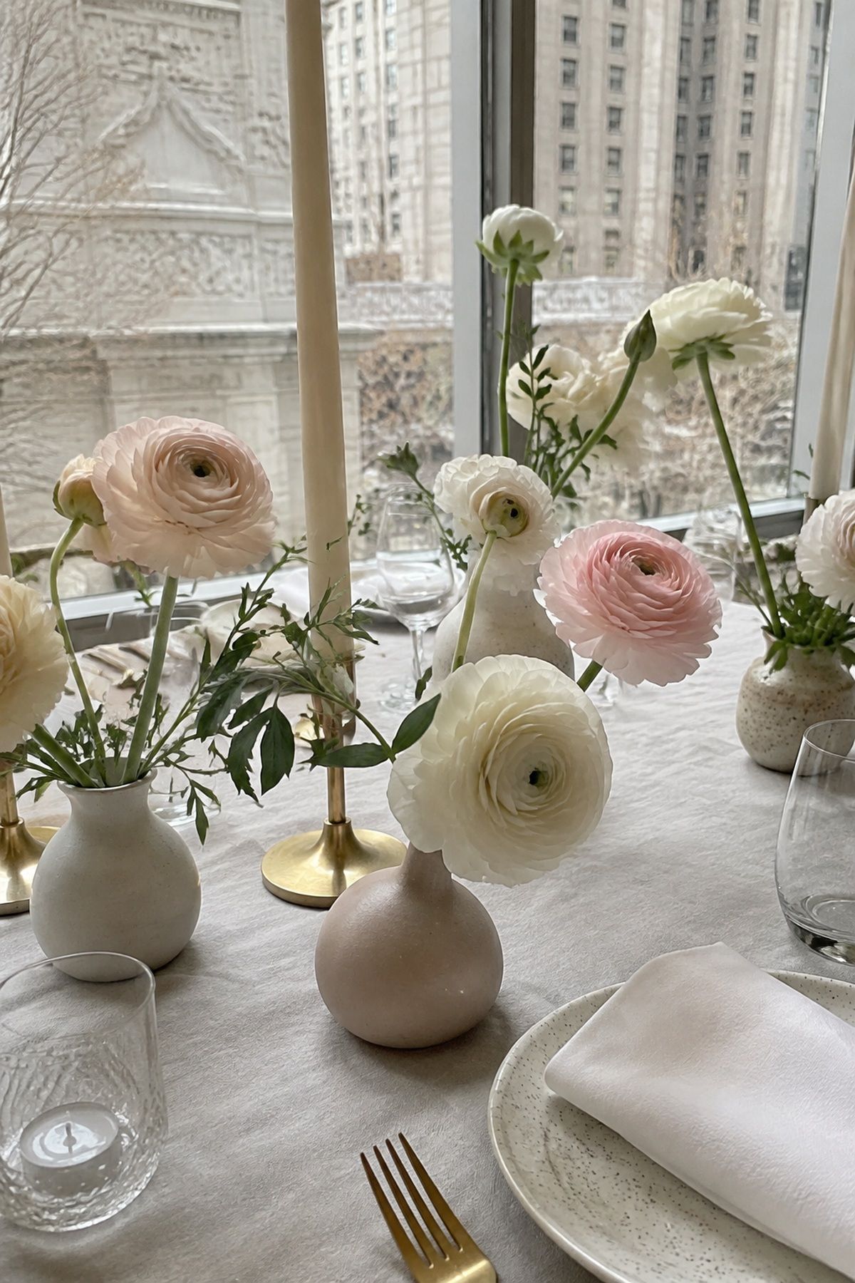 Soft, romantic ranunculus