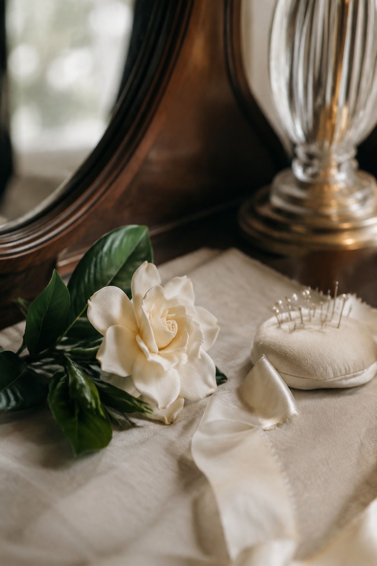 Fragrant gardenia detail